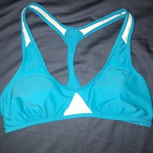 Blue Bathing Suit Top.